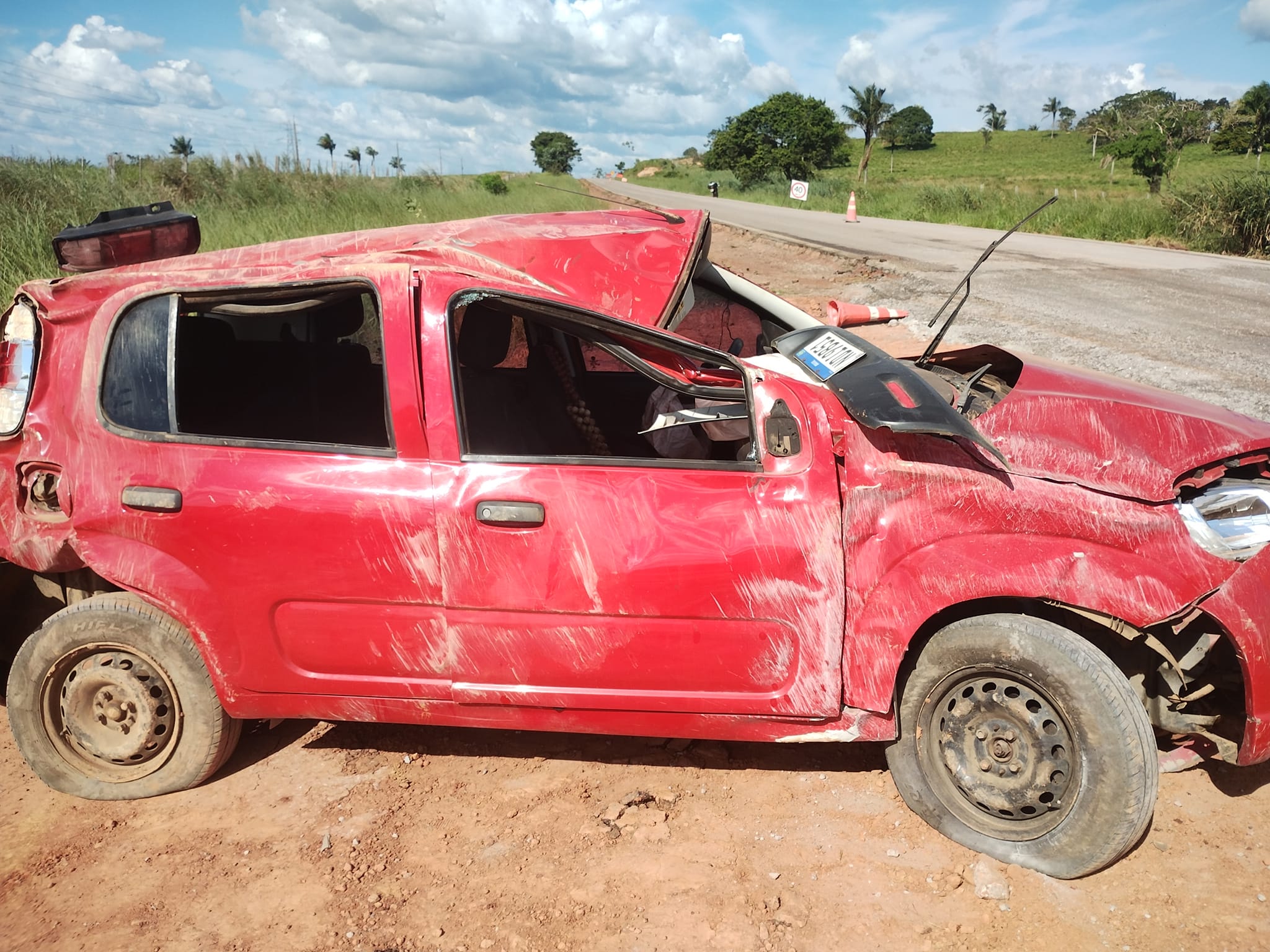 IMPRUDÊNCIA CAUSA ACIDENTE COM VÍTIMAS na Br 317 Km 257