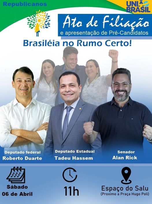 FILIAÇÃO DO PP HOJE EM BRASILÉIA COM A PRESENÇA DE CELEBRIDADES POLÍTICAS