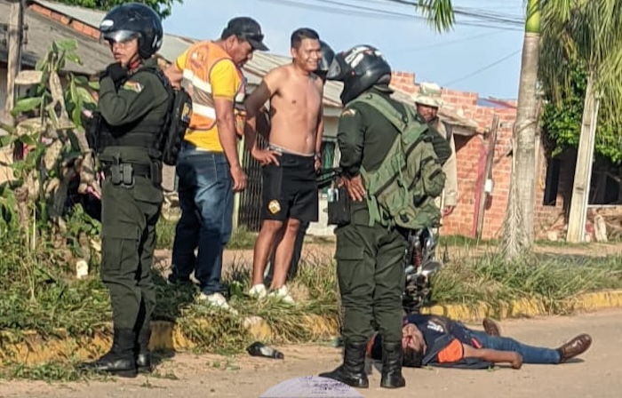 Mais um acidente fatal com motociclista na cidade de Cobija, Pando-Bolívia