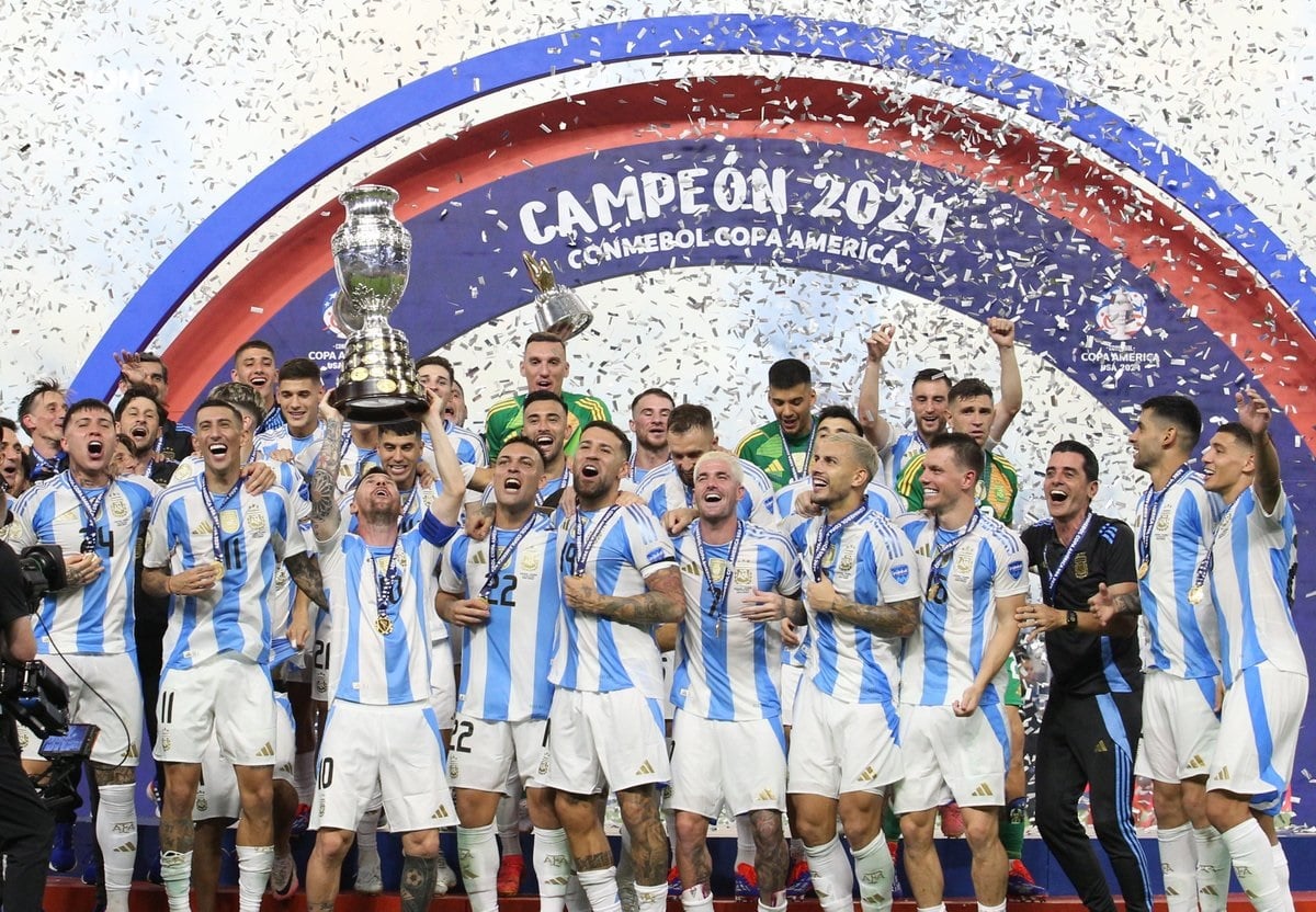 Argentina vence Colômbia e conquista Copa América pela 16ª vez