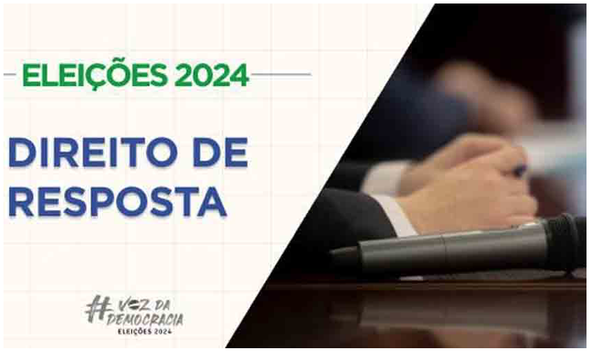 Direito de resposta pode ser exercido a partir deste sábado (20)