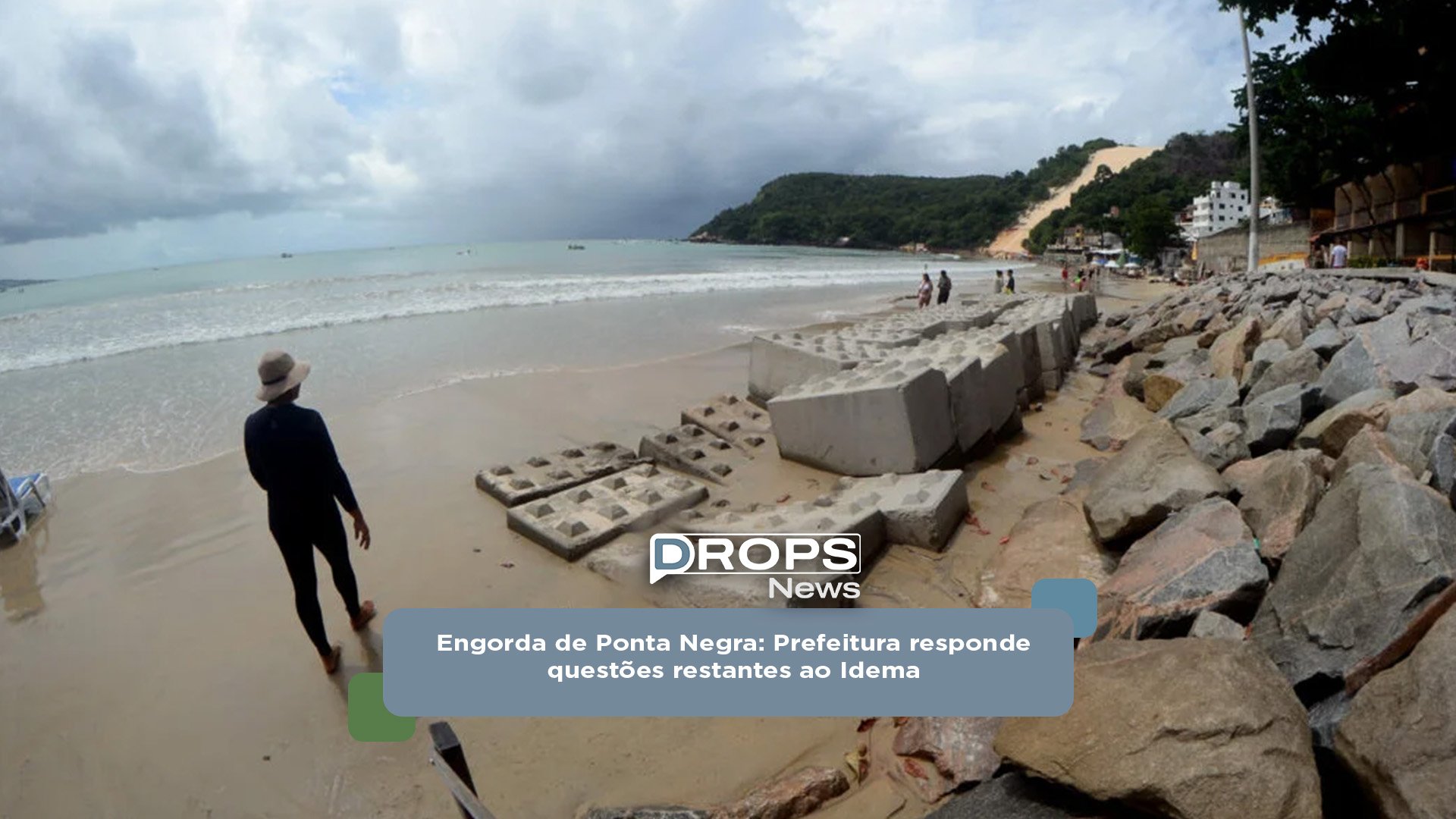 Engorda de Ponta Negra: Prefeitura responde questões restantes ao Idema