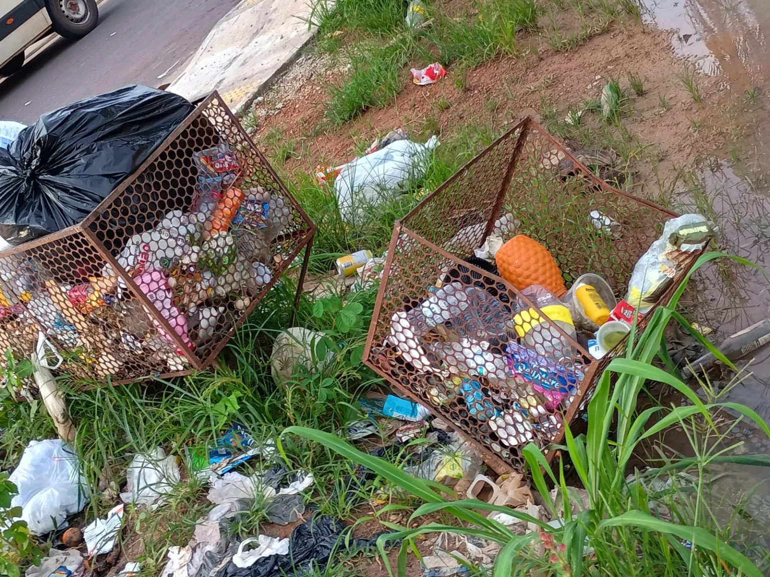 Moradores de condomínio no Bonfim denunciam falta de limpeza em avenida