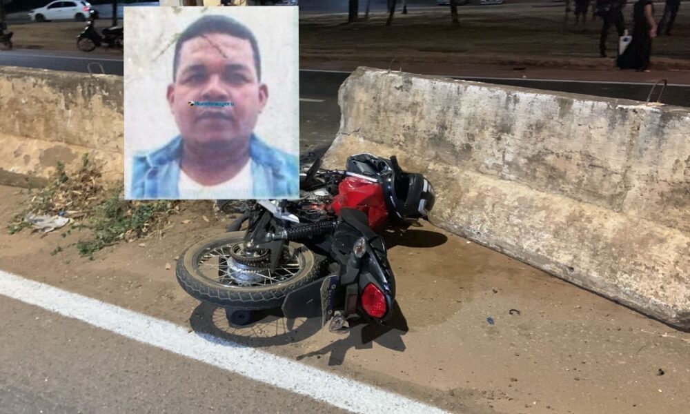 Motociclista morre após colidir em mureta que separa vias na BR-364