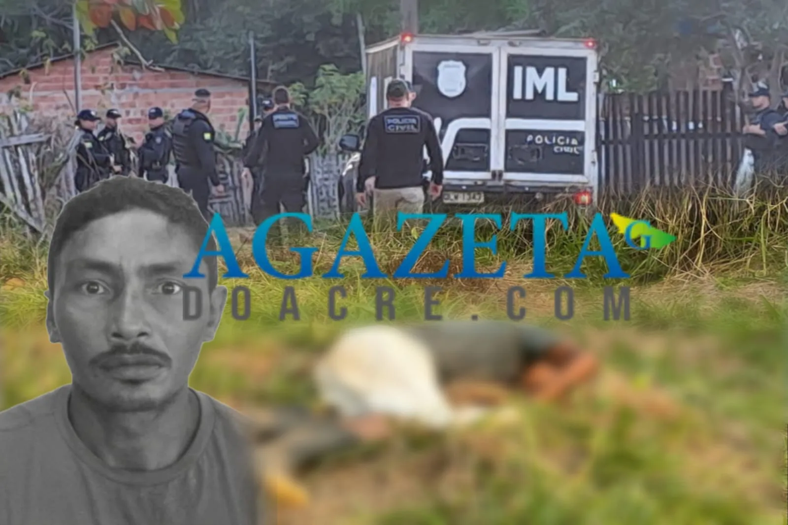 No AC, corpo de homem morto em bebedeira é levado na garupa de moto pelo IML