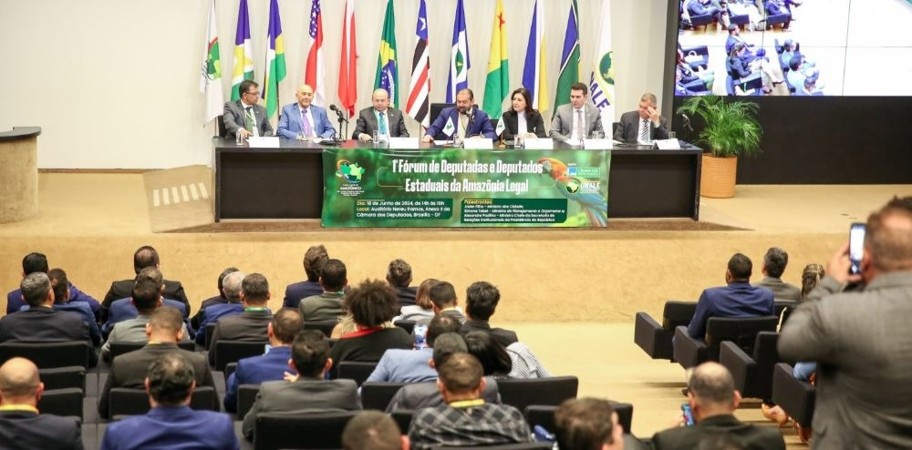 Presidente Laerte Gomes destaca sucesso do 1º Fórum do Parlamento Amazônico realizado em Brasília