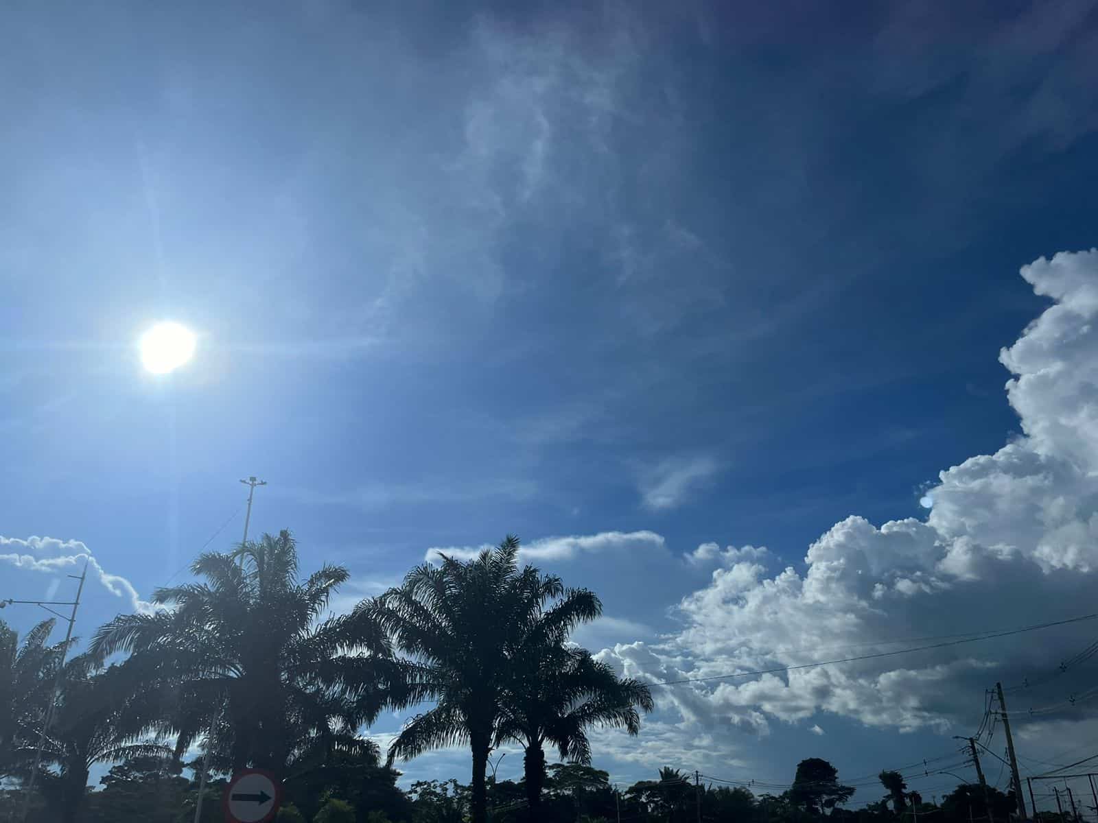 Temperaturas continuam elevadas no Acre nesta sexta, podendo chegar a 36ºC