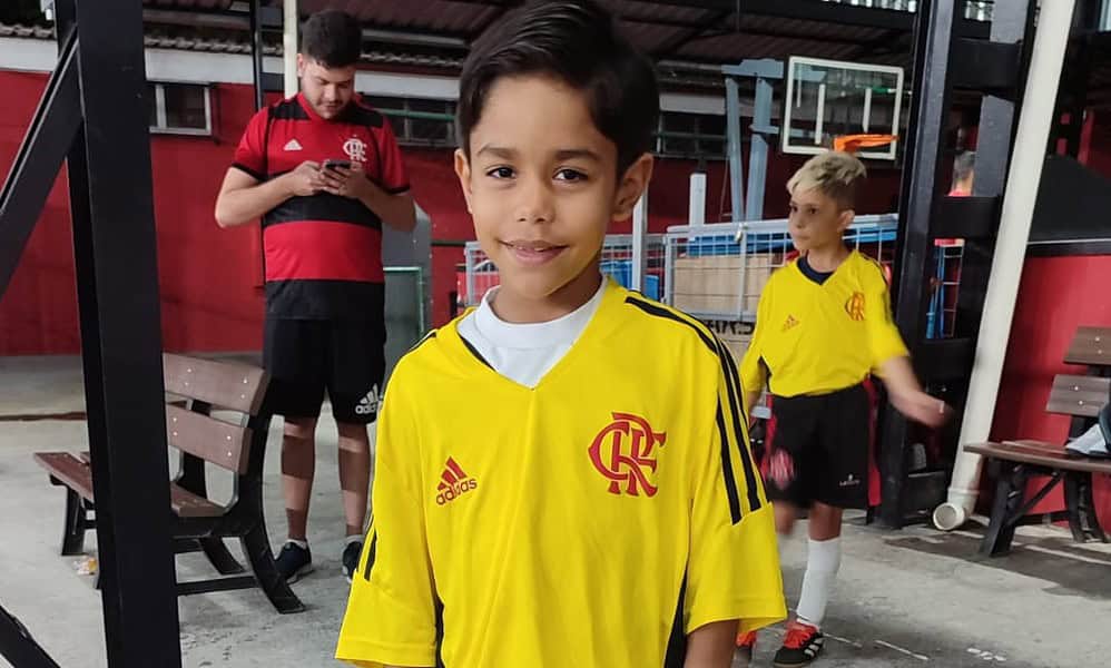 Miguel Ferreira, o “Acreano”, se destaca no futebol aos 7 anos em SC é aprovado na categoria Sub-7 do Flamengo