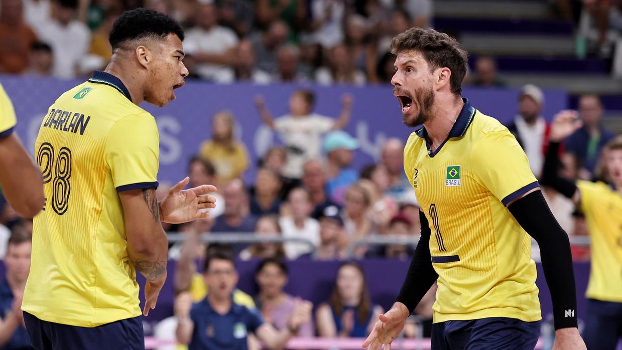 Olimpíadas: vôlei masculino cai diante dos EUA nas quartas e se despede dos Jogos de Paris