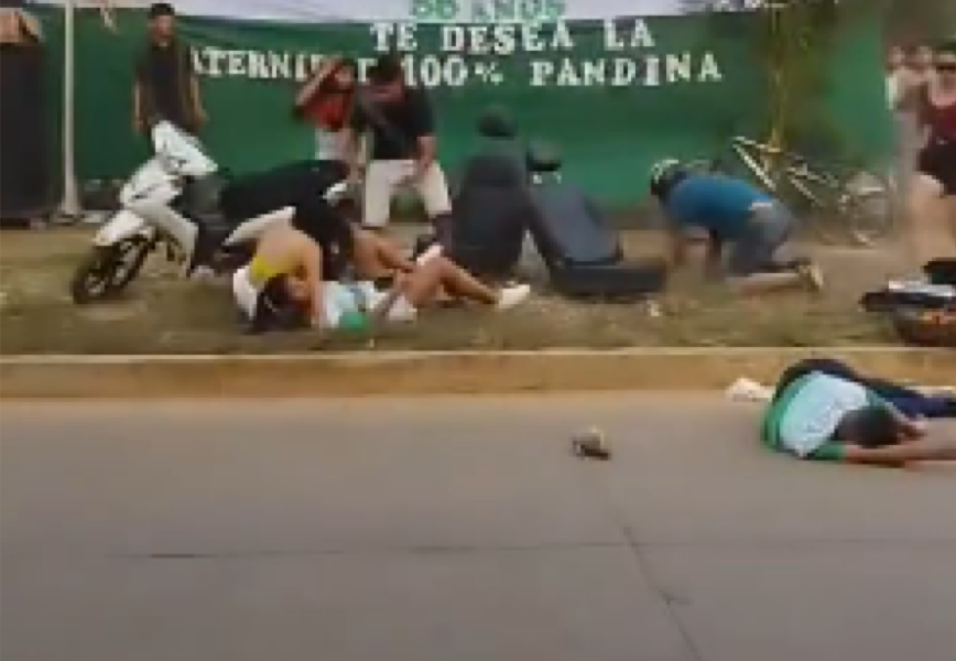 Acidente durante corrida de Motocross em Cobija: Pedestre e atingido em festividades dos 86 Anos do Departamento Pando