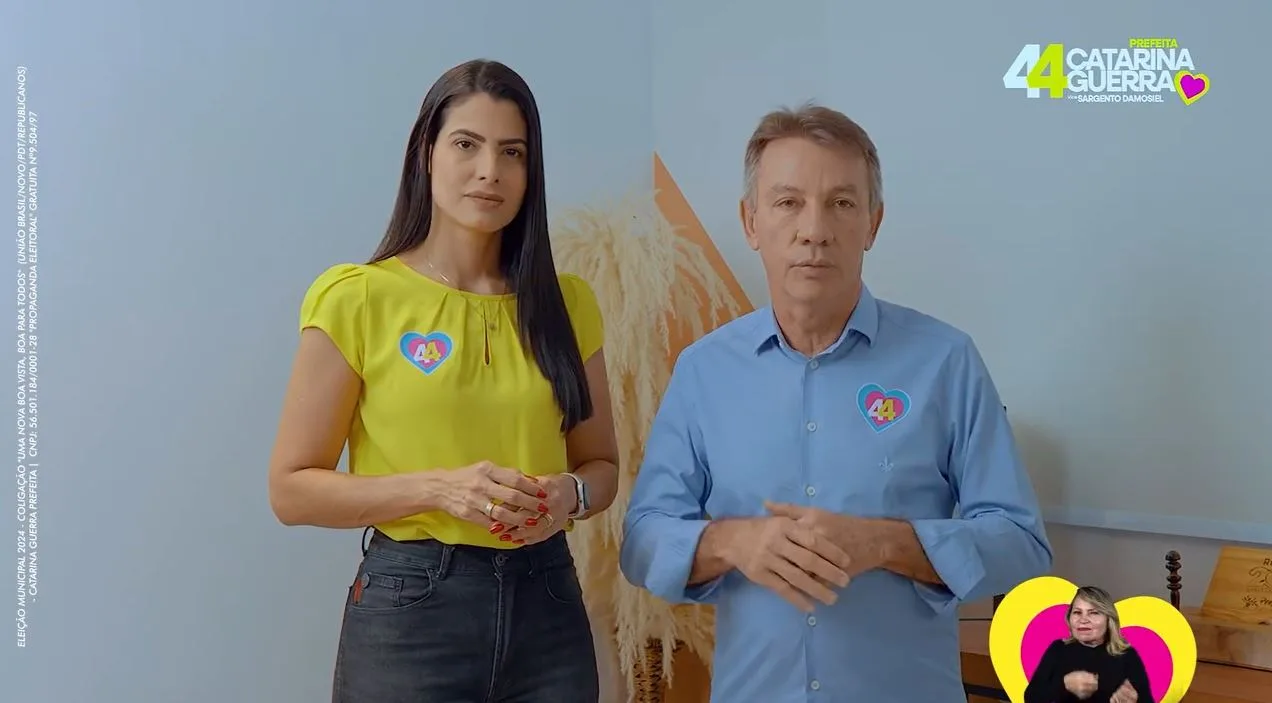 Após decisão do TRE: Catarina e Denarium divulgam propaganda eleitoral nas redes sociais