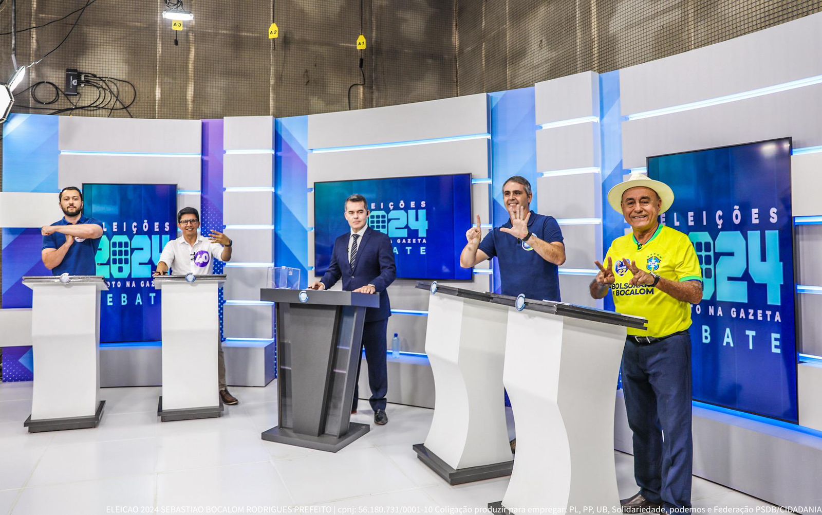 Embates entre Bocalom, Marcus, Jarude e Jenilson marcam debate da TV Gazeta – ac24horas.com