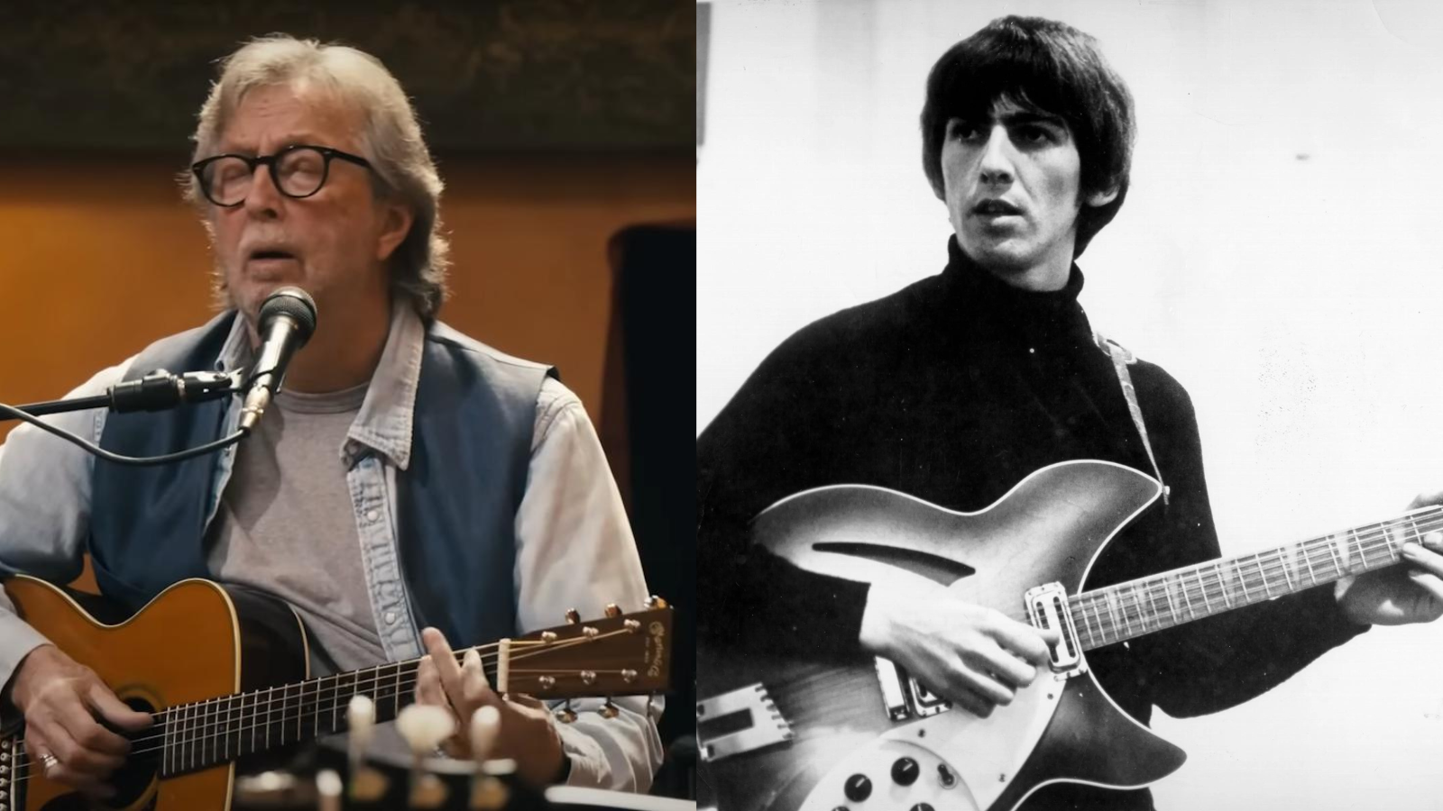 Eric Clapton já viveu triângulo amoroso com George Harrison e Pattie Boyd