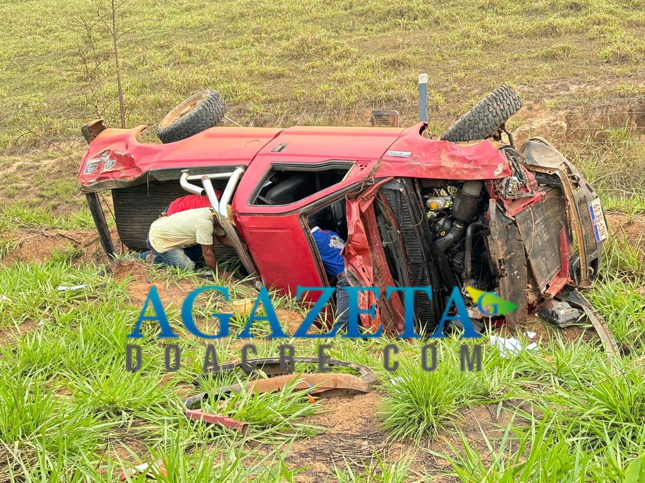 Homem sofre acidente na estrada de Plácido de Castro; quadro de saúde é estável