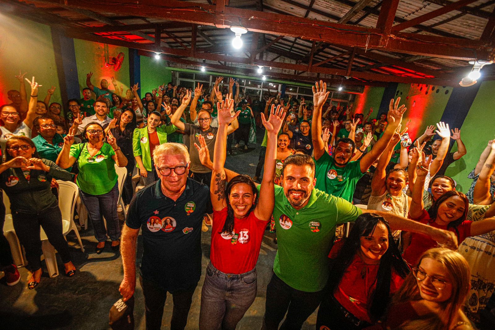 Natália, Ubaldo e Herberth reúnem lideranças comunitárias e apresenta propostas nas Rocas