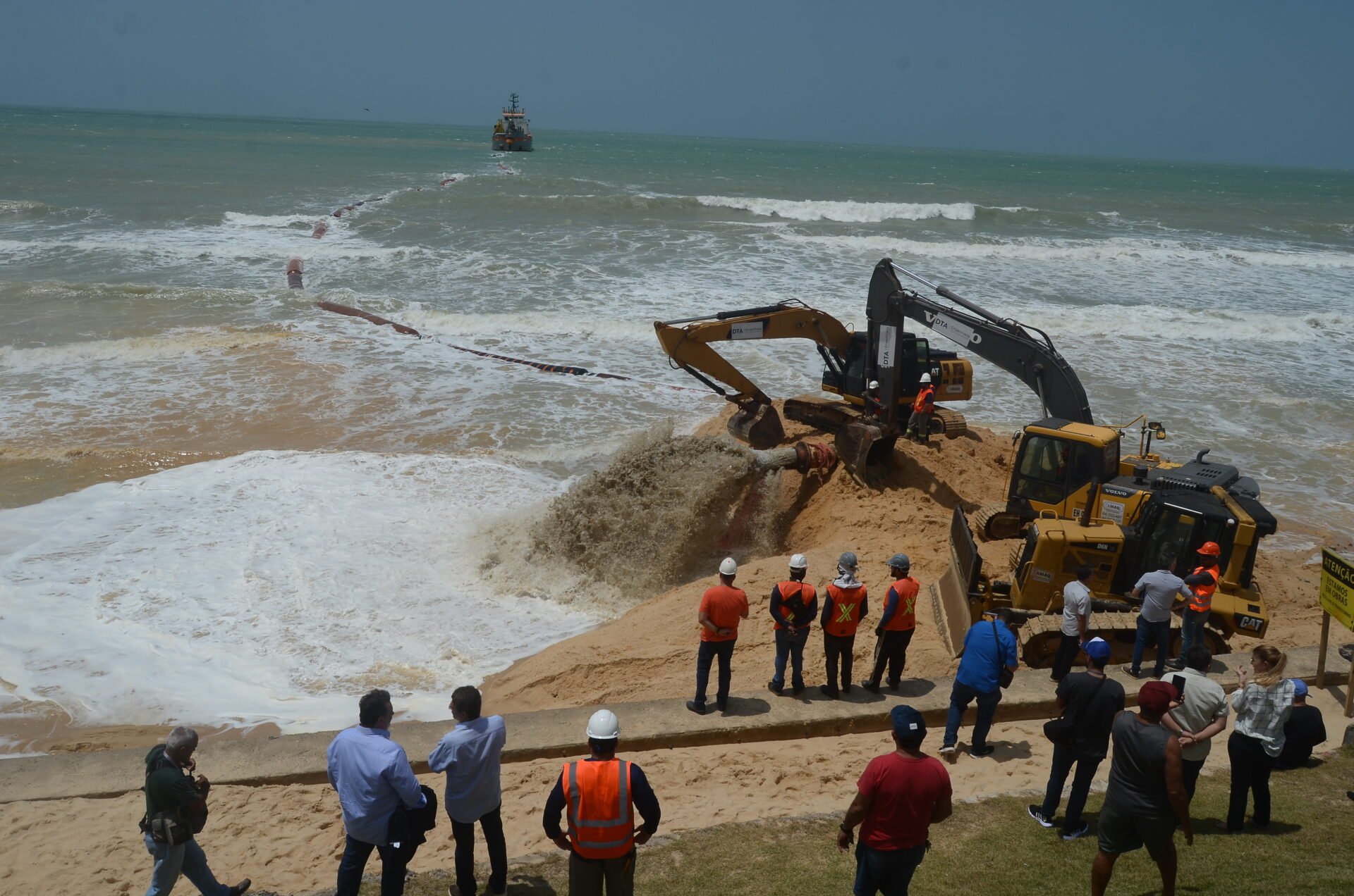 Obra da engorda é suspensa para testes de segurança, diz Prefeitura