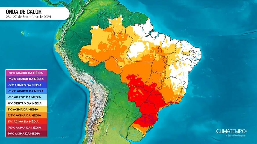 Onda de calor eleva temperaturas no Brasil; veja previsão e quando termina