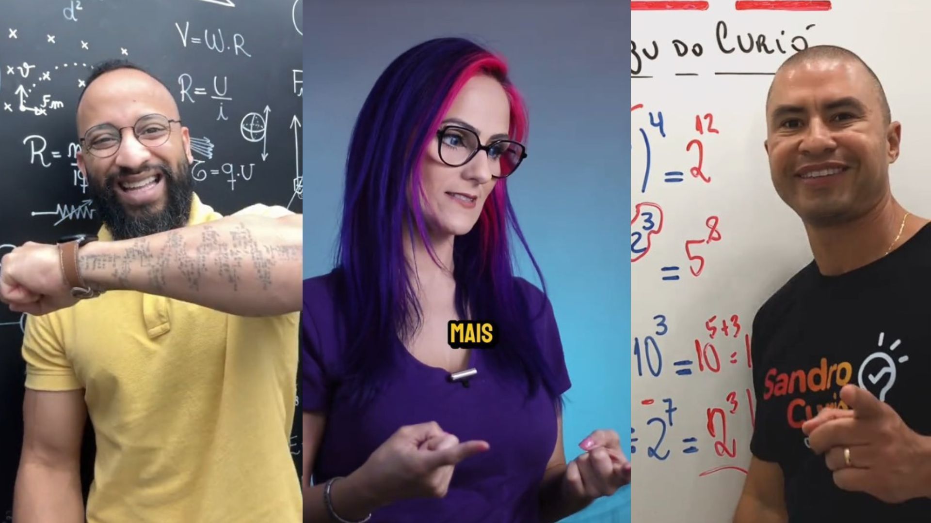 6 professores no TikTok que ensinam com bom humor