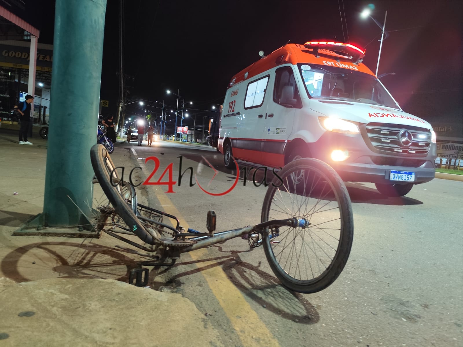 Ciclista que colidiu com moto na Via Chico Mendes morre no Pronto-Socorro – ac24horas.com