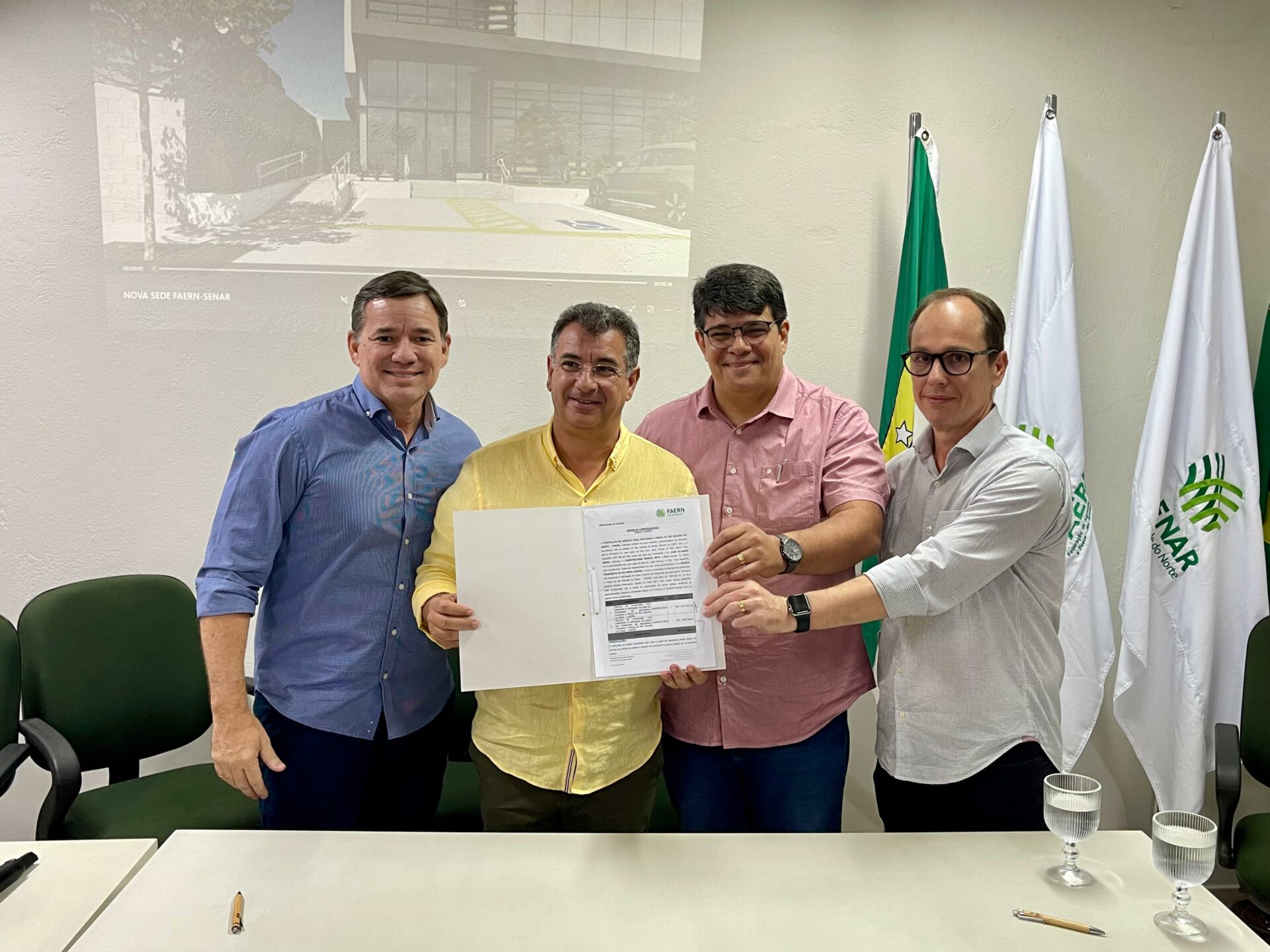 Na abertura da Festa do Boi, Sistema Faern/Senar autoriza construção de nova sede em Natal