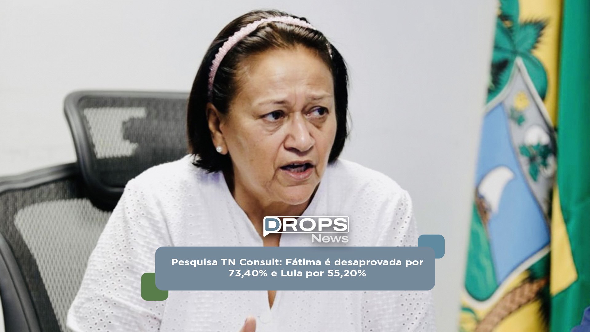 Pesquisa TN Consult: Fátima é desaprovada por 73,40% e Lula por 55,20%