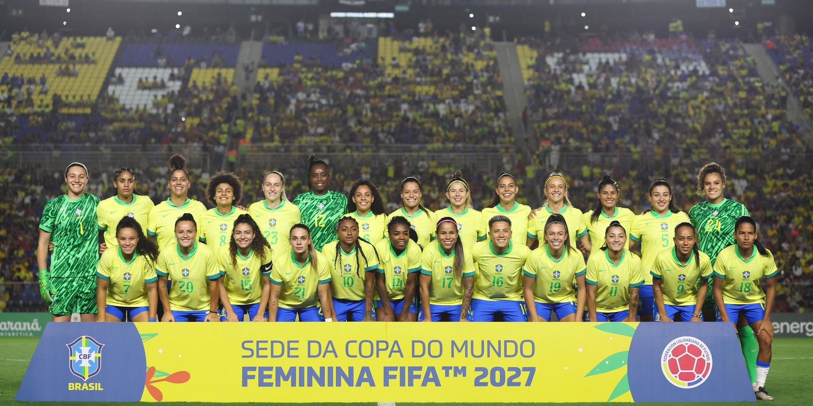 Seleção feminina volta a campo contra Colômbia em amistoso no ES