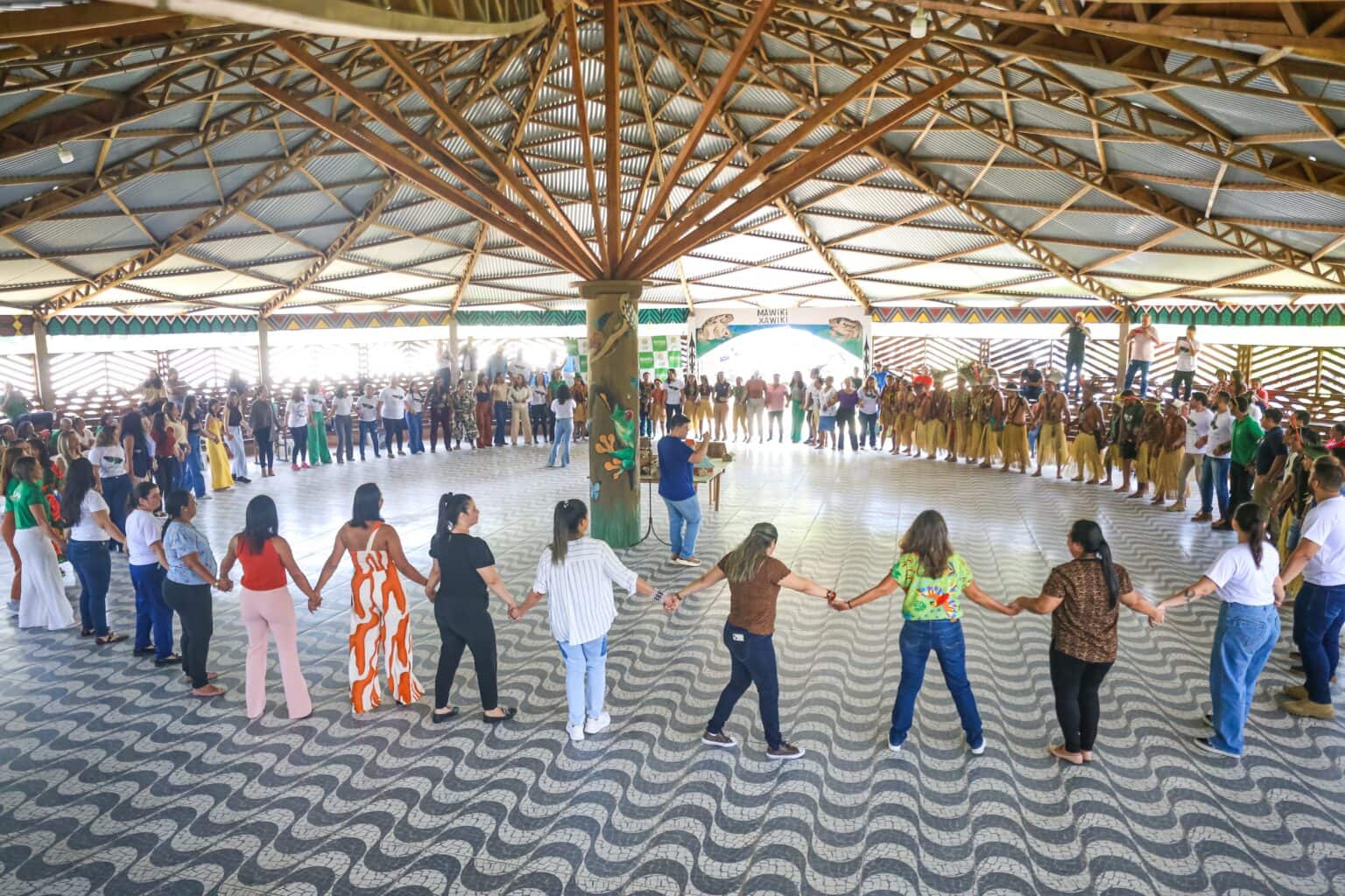 Acre realiza 1º Seminário da Primeira Infância na Terra Indígena Puyanawa, em Mâncio Lima