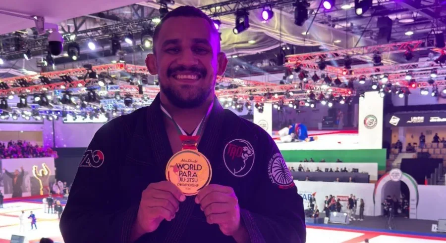 Acreano Wendell Barbosa conquista o bicampeonato em Abu Dhabi: “Falei que ia ganhar”