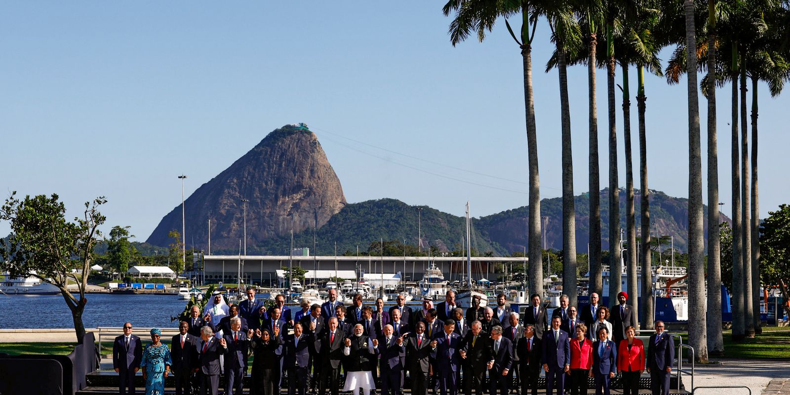 G20: Foto oficial reúne líderes mundiais sem Biden, Meloni e Trudeau