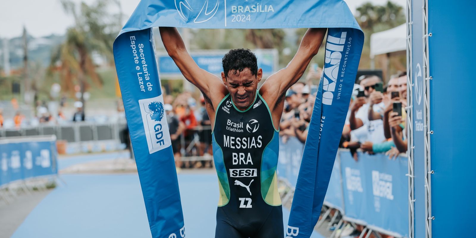 Manoel Messias ganha etapa de Brasília da Copa do Mundo de triatlo