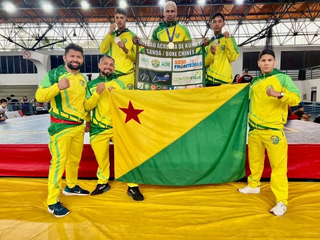 Seleção acreana de Kung Fu Wushu conquista três medalhas no Campeonato Brasileiro e foca em competição internacional