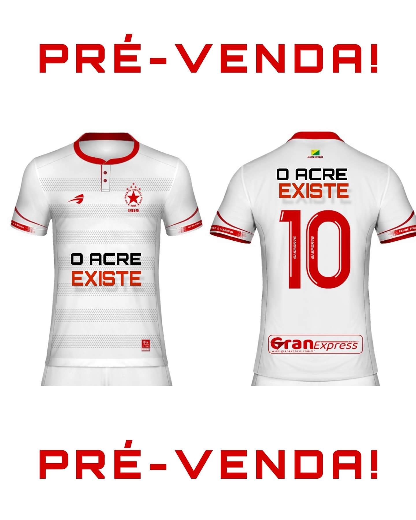 Torcedores elegem “O Acre Existe” para uniforme do Rio Branco – ac24horas.com