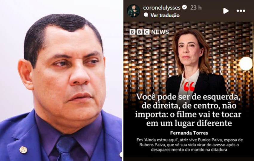 Ulysses critica filme de Fernanda Torres indicado ao Oscar: “não vou nessa porcaria” – ac24horas.com