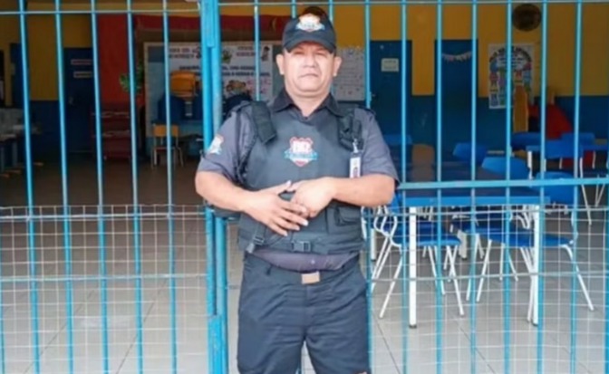 Vigilante de escola é baleado no segundo dia de trabalho e morre em hospital de Rondônia