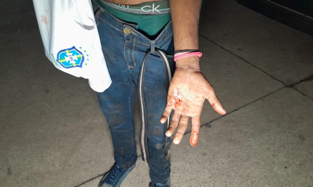 Violência em Frente à Delegacia: Homem é agredido após assalto em Rio Branco