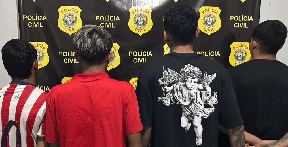 PC do Acre apreende quadrilha de menores infratores responsável por série de assaltos em Tarauacá