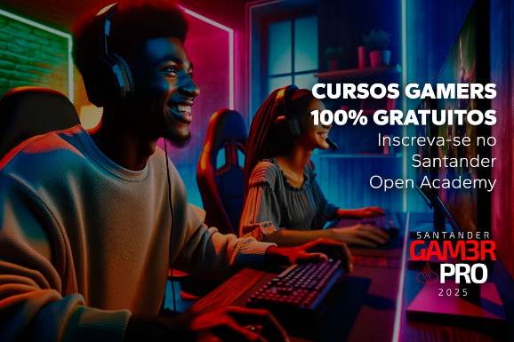 Roraimenses podem concorrer a 8 mil bolsas de estudo gratuitas para e-sports no Santander Gamer Pro