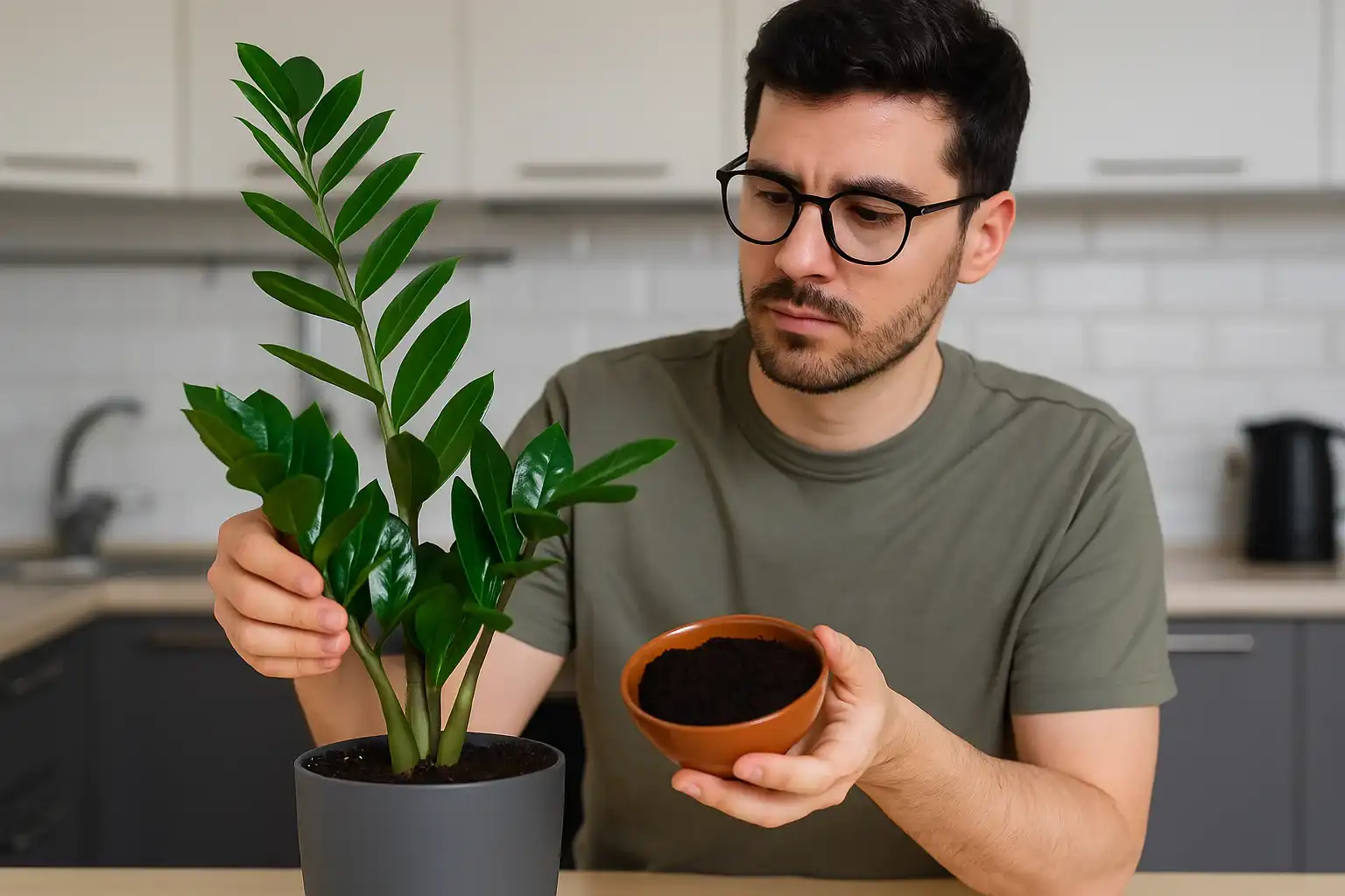 Como usar borra de café para adubar zamioculca